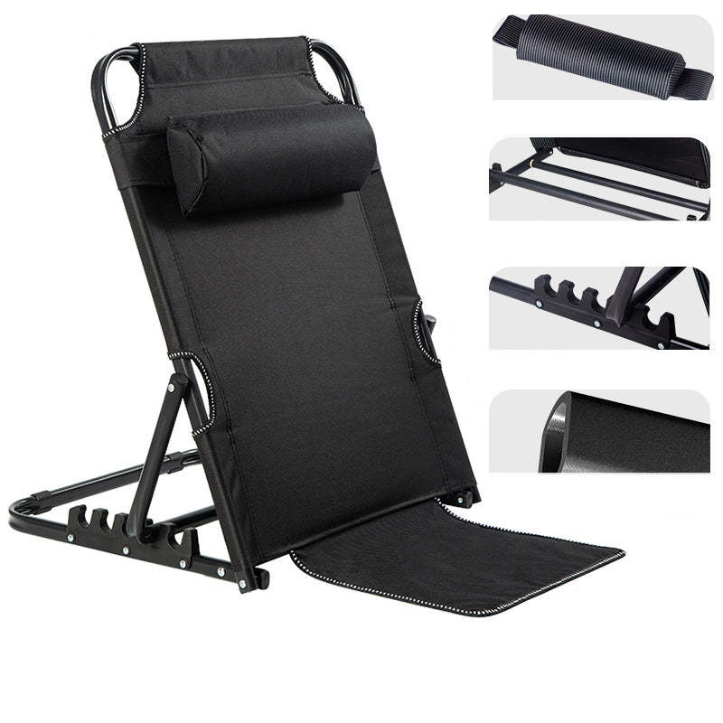 Minimalist Fabric Steel Back Chair
