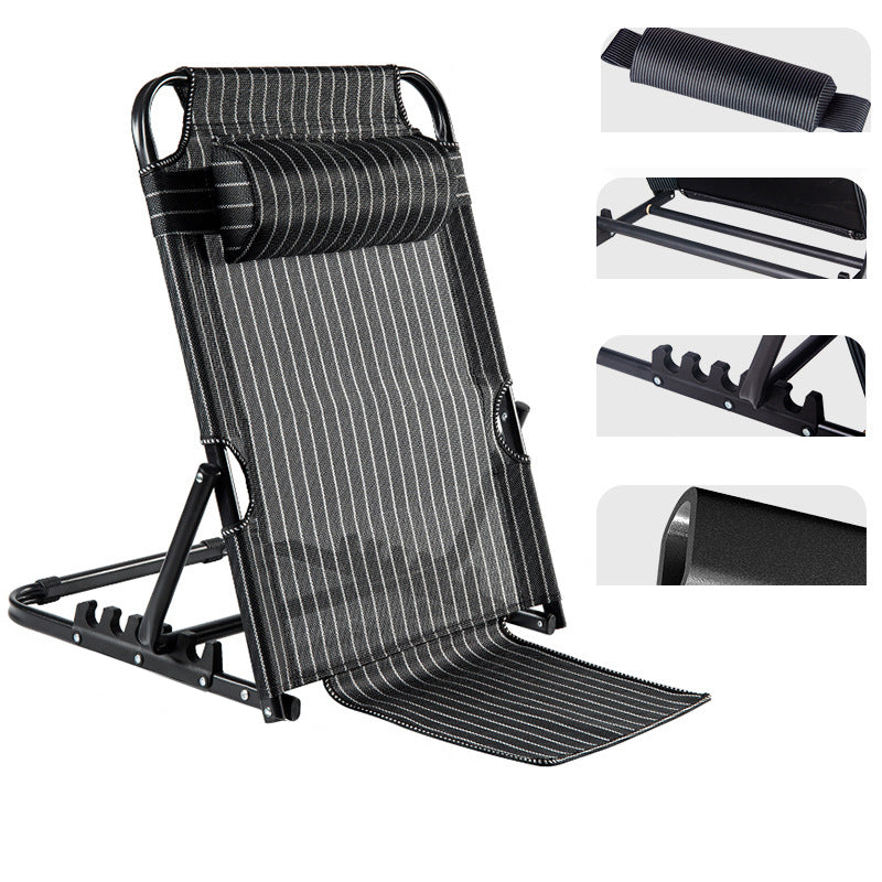 Minimalist Fabric Steel Back Chair