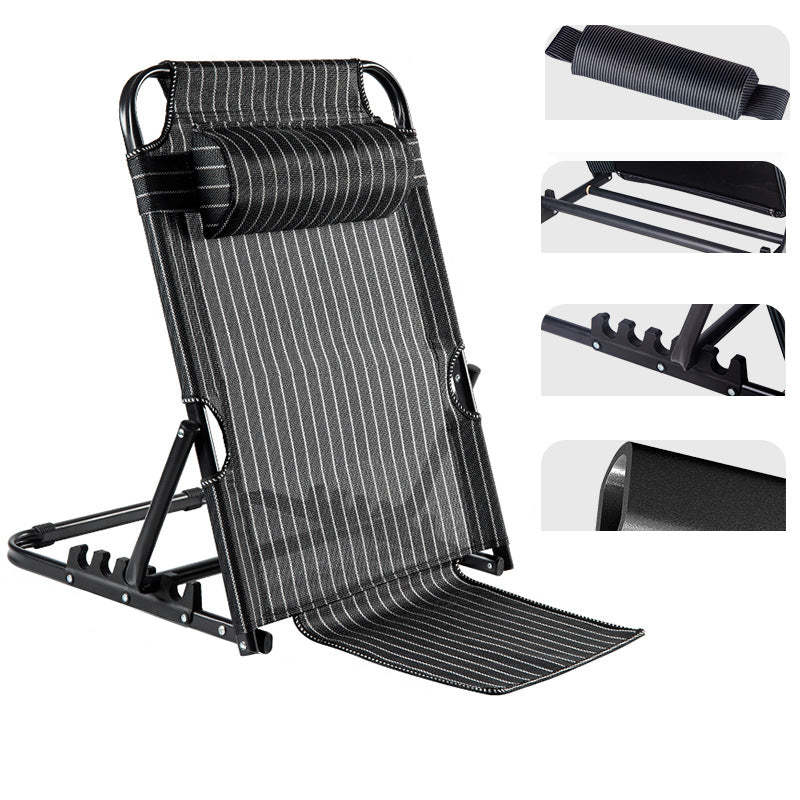 Minimalist Fabric Steel Back Chair