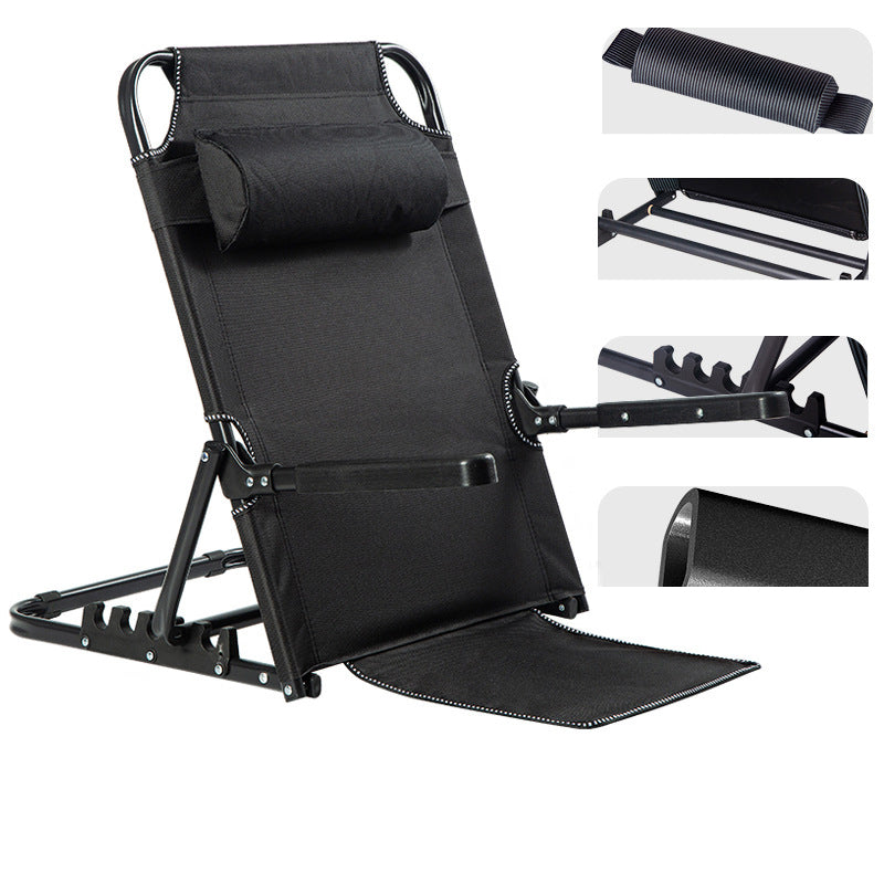 Minimalist Fabric Steel Back Chair