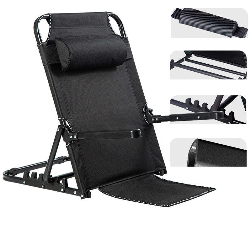 Minimalist Fabric Steel Back Chair