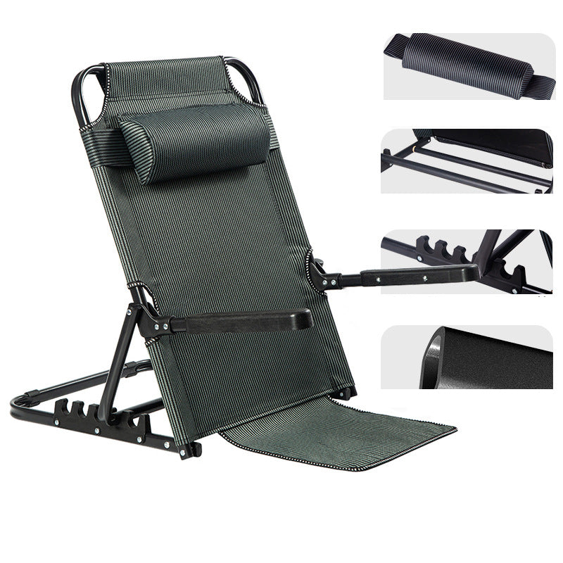 Minimalist Fabric Steel Back Chair