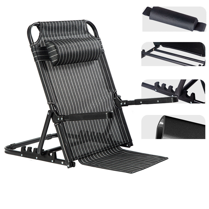 Minimalist Fabric Steel Back Chair