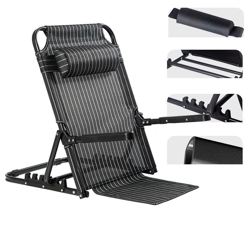 Minimalist Fabric Steel Back Chair