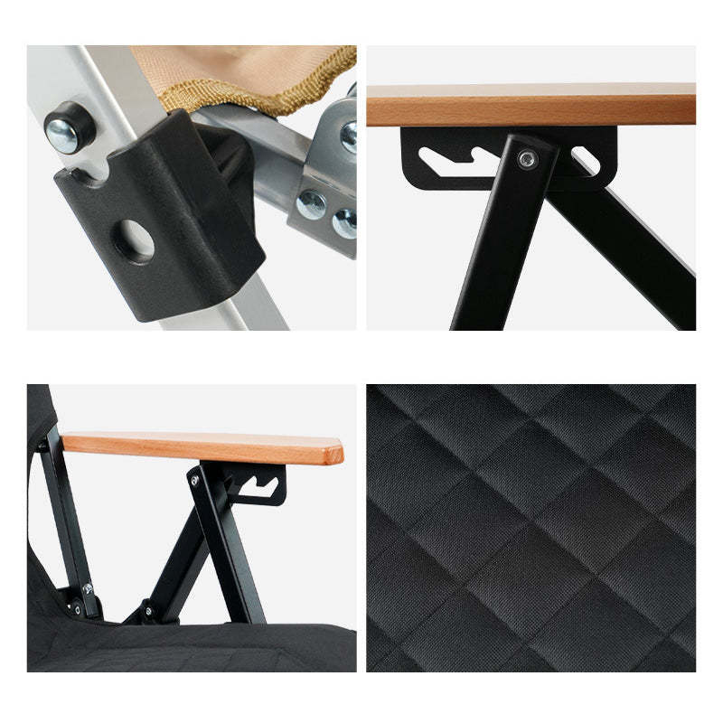 Industrial Fabric Beech Chair