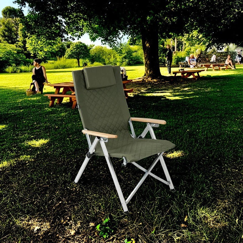 Industrial Fabric Beech Chair