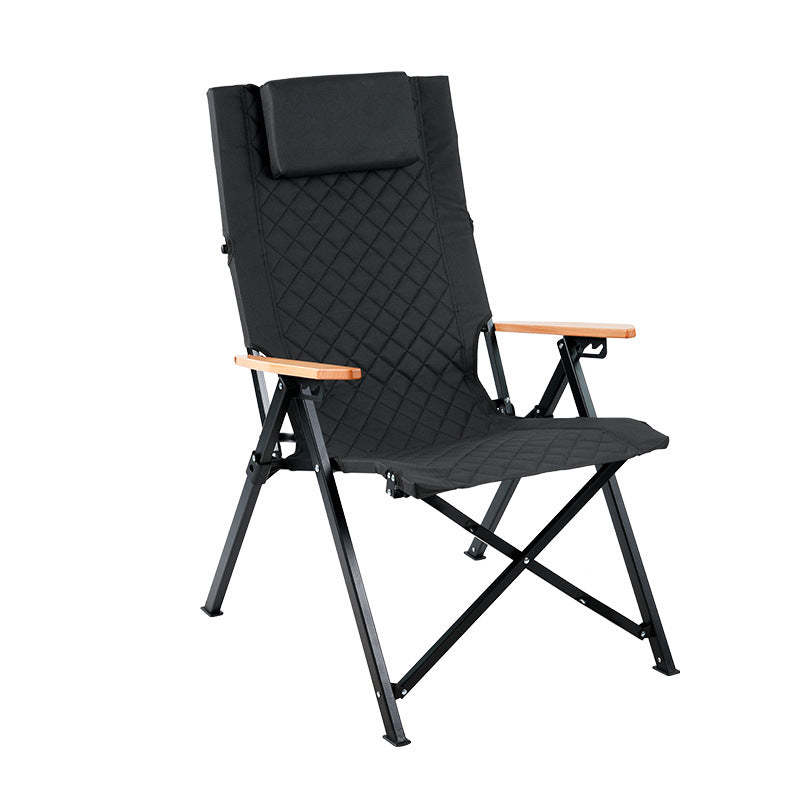 Industrial Fabric Beech Chair