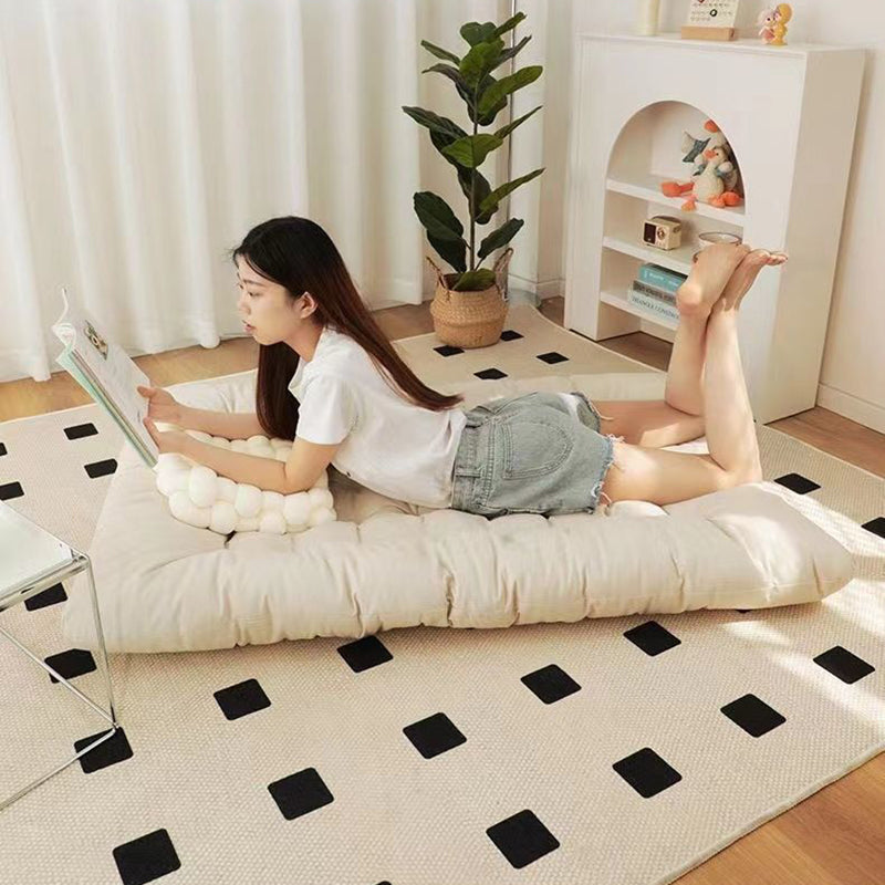 Nordic Tech Fabric Steel Moon Rocking Chair