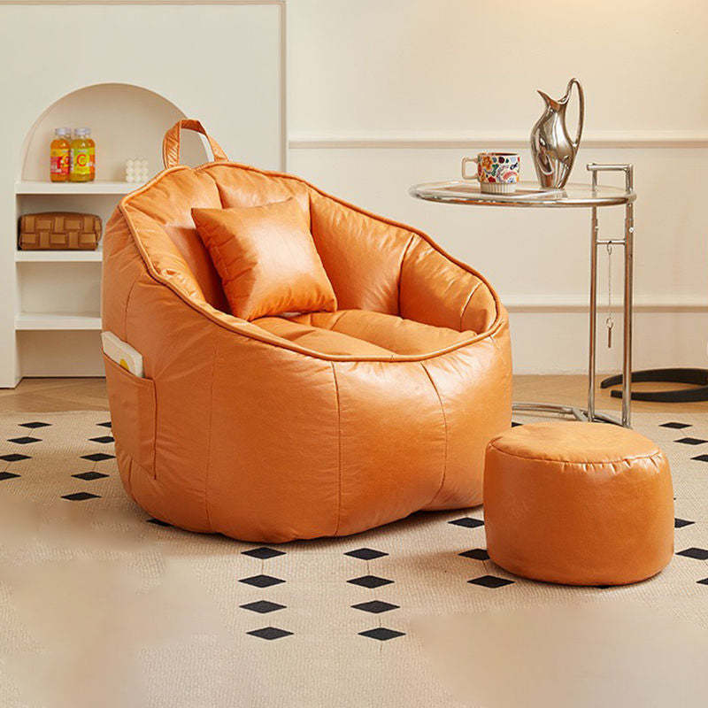 Nordic Tech Fabric EPS Bean Bag Sofa — Gray