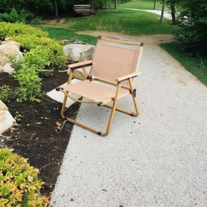Modern Iron Fabric Foldable Camping Chair