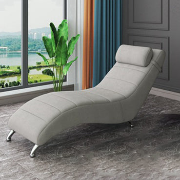 Minimalist Waxed Leather Tech Fabric Wood Chair