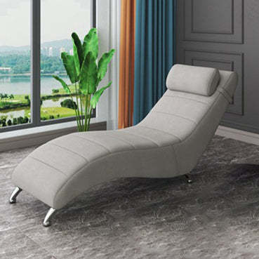 Minimalist Waxed Leather Tech Fabric Wood Chair