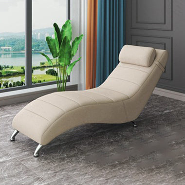 Minimalist Waxed Leather Tech Fabric Wood Chair