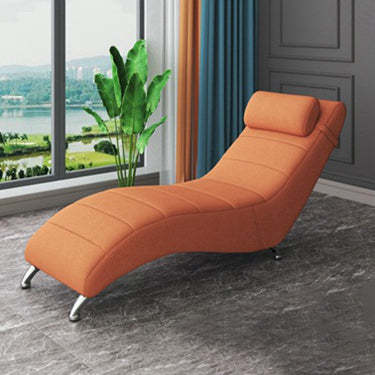 Minimalist Waxed Leather Tech Fabric Wood Chair