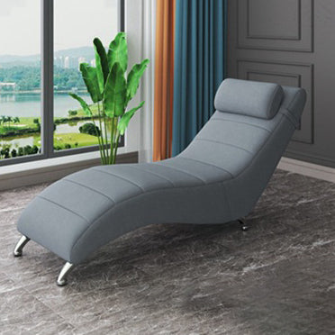 Minimalist Waxed Leather Tech Fabric Wood Chair