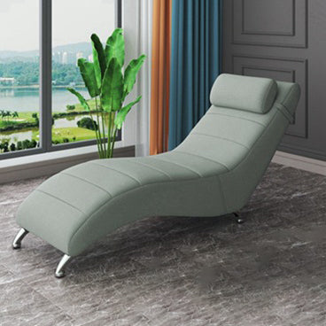 Minimalist Waxed Leather Tech Fabric Wood Chair