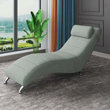 Minimalist Waxed Leather Tech Fabric Wood Chair