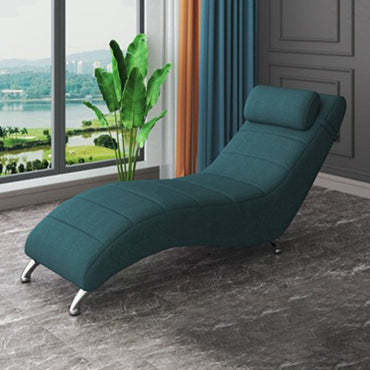 Minimalist Waxed Leather Tech Fabric Wood Chair