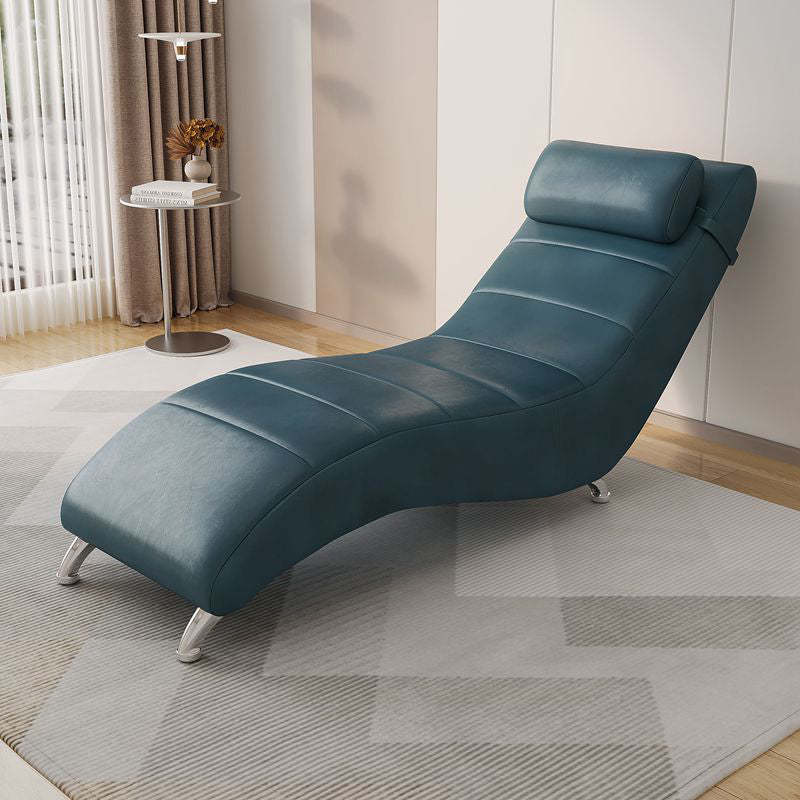 Minimalist Waxed Leather Tech Fabric Wood Chair — Waxed Leather - Gold