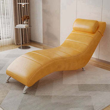Minimalist Waxed Leather Tech Fabric Wood Chair — Tech Fabric - Burgundy