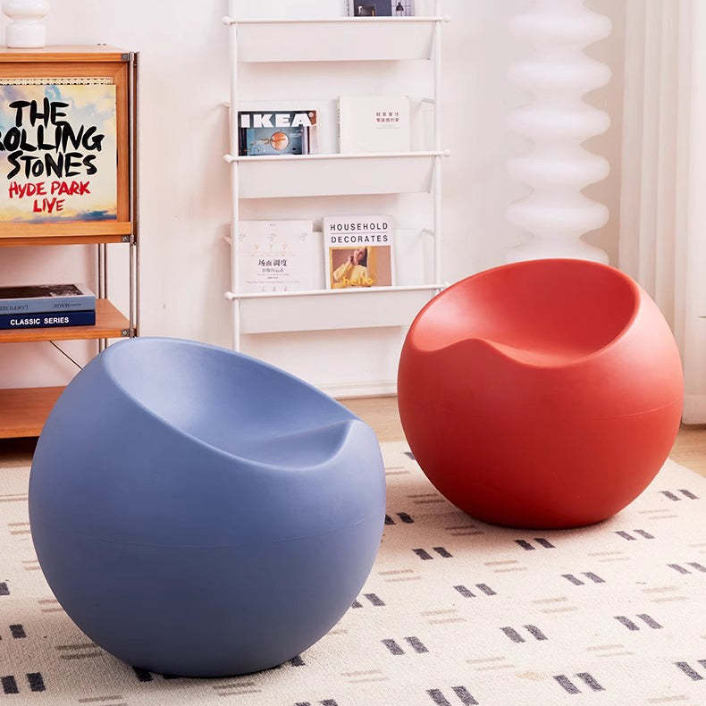Contemporary Apple Sphere Footstool