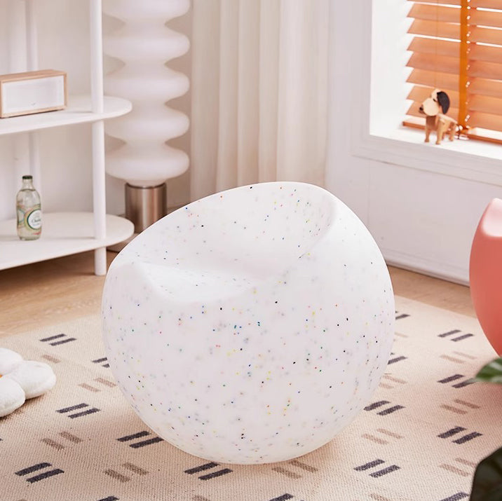 Contemporary Apple Sphere Footstool