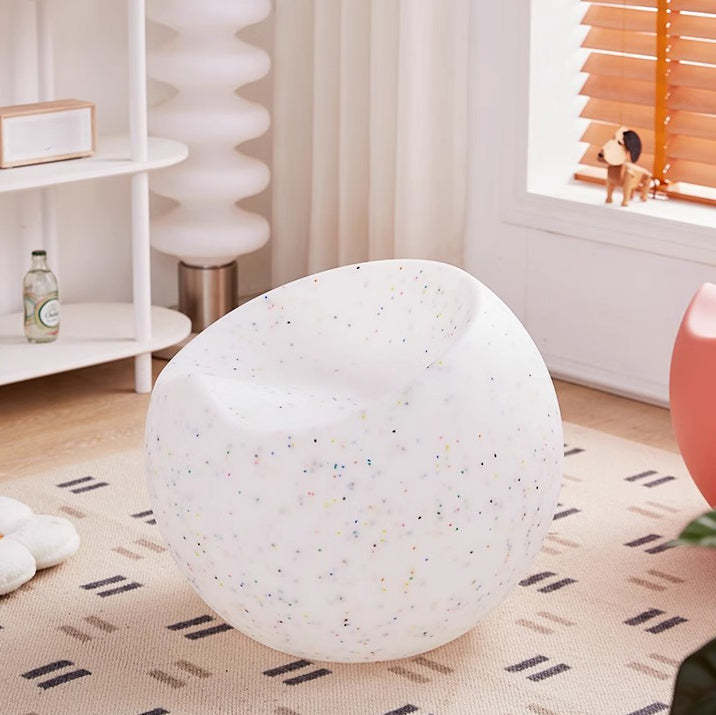 Contemporary Apple Sphere Footstool