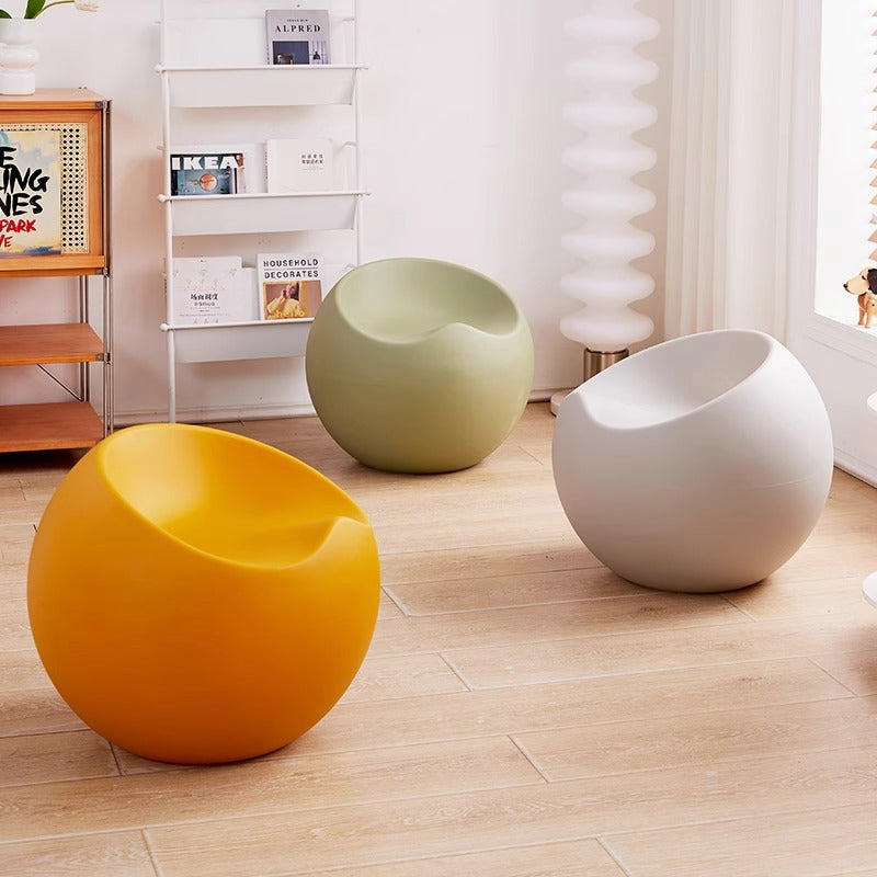 Contemporary Apple Sphere Footstool