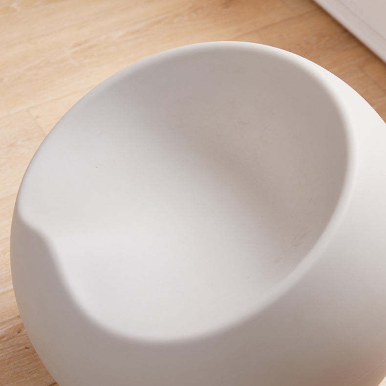 Contemporary Apple Sphere Footstool