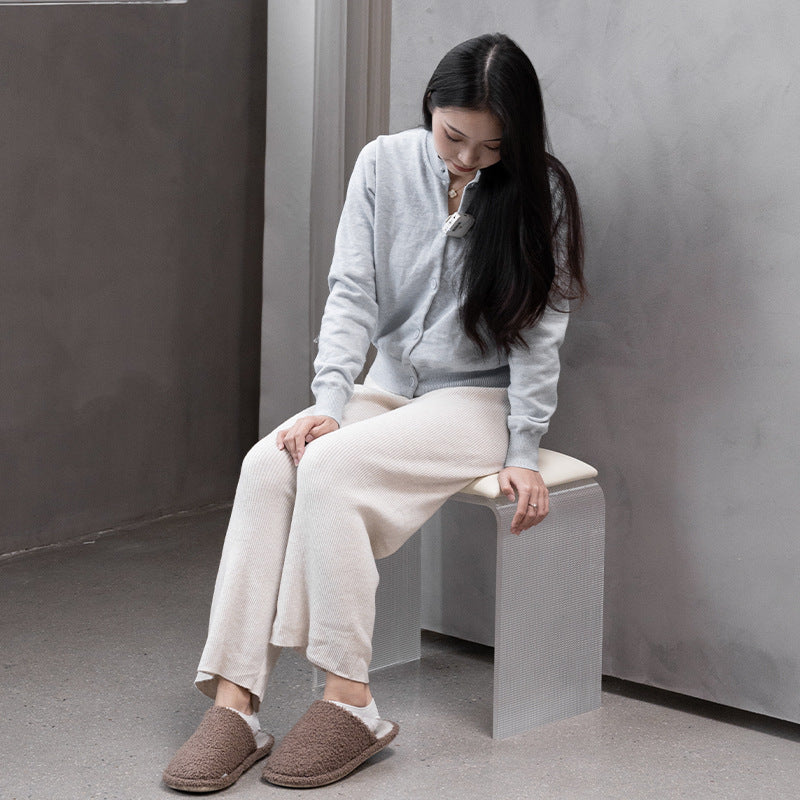 Minimalist Microfiber Leather Chair