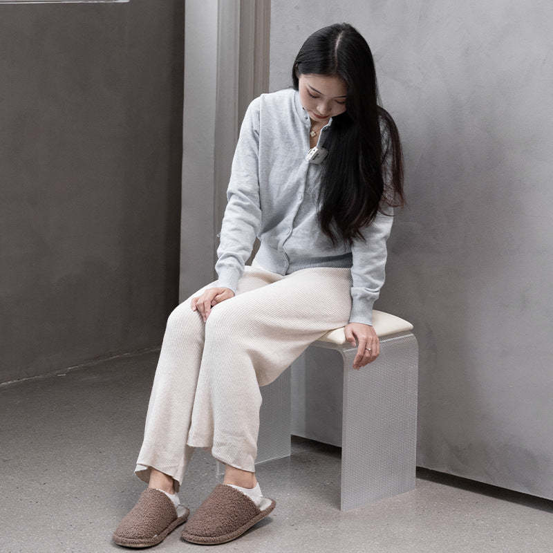 Minimalist Microfiber Leather Chair