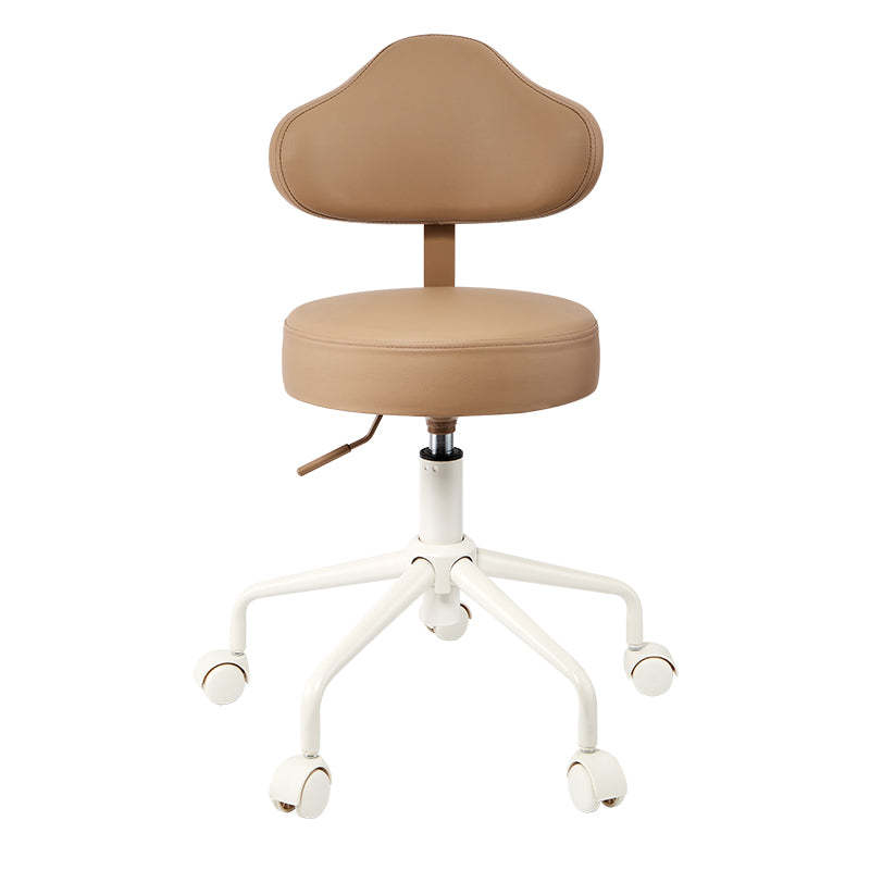 Leather office chairs in brown