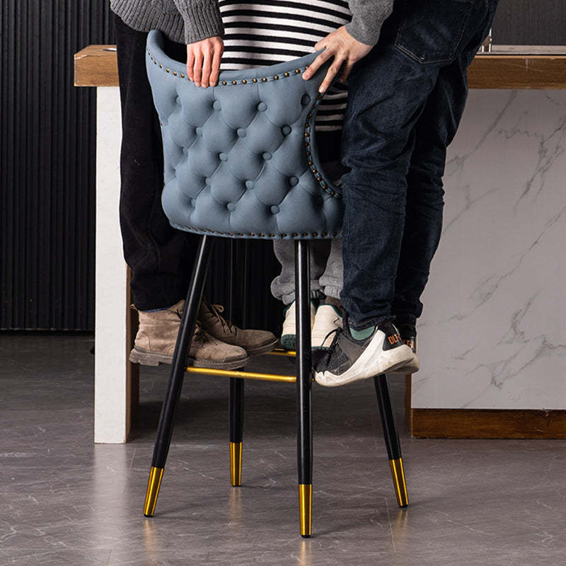 Modern Tech Fabric Chair — Gray - Velvet