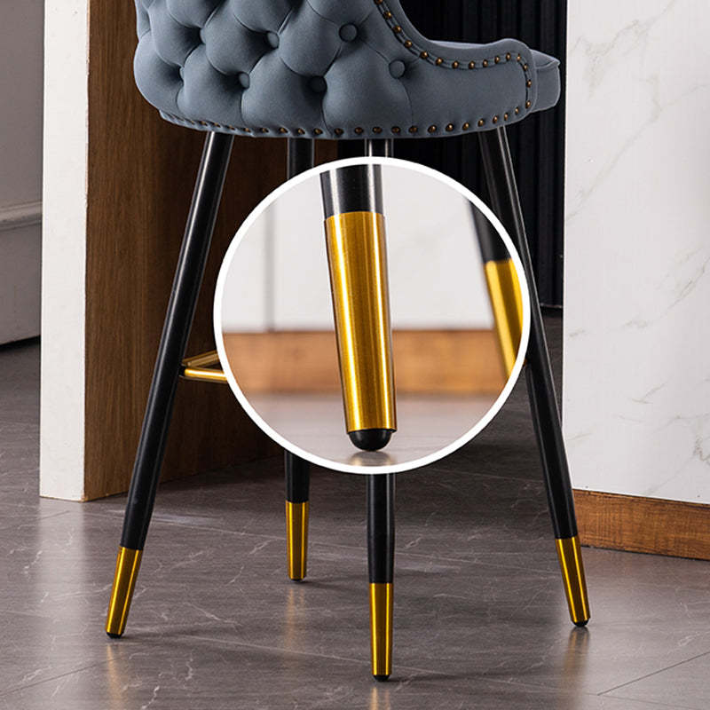 Modern Tech Fabric Chair — Green - Velvet