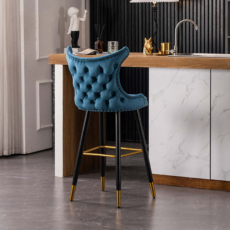 Modern Tech Fabric Chair — Blue - Tech Fabric