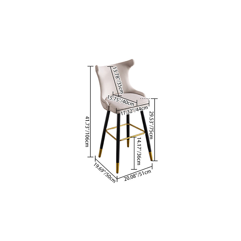 Modern Tech Fabric Chair — White - Tech Fabric
