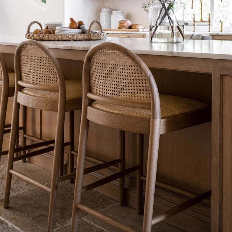 Japanese Woven Rattan Chair