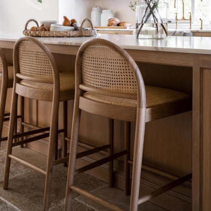 Japanese Woven Rattan Chair