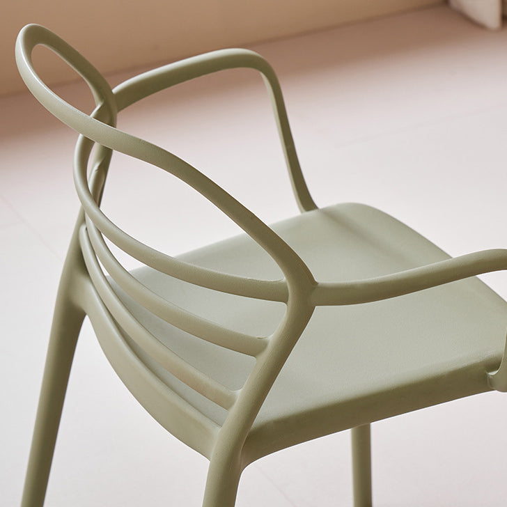 Nordic Curved Geometric Dining Chair