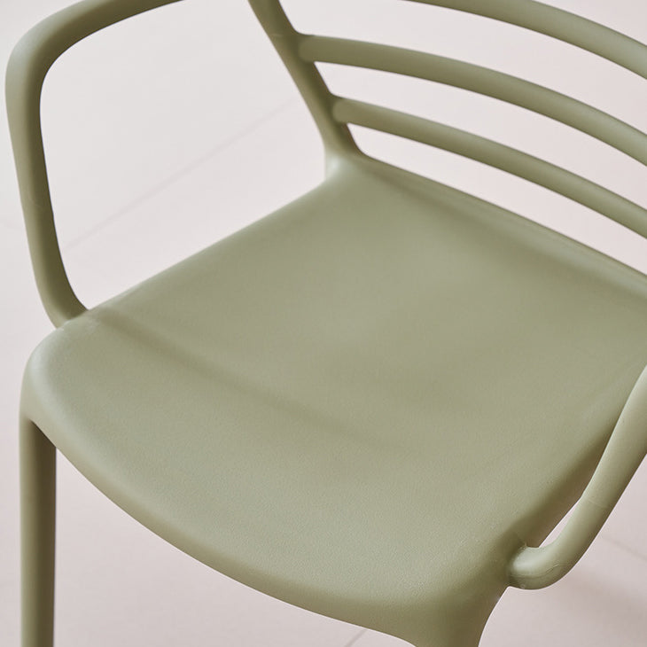 Nordic Curved Geometric Dining Chair