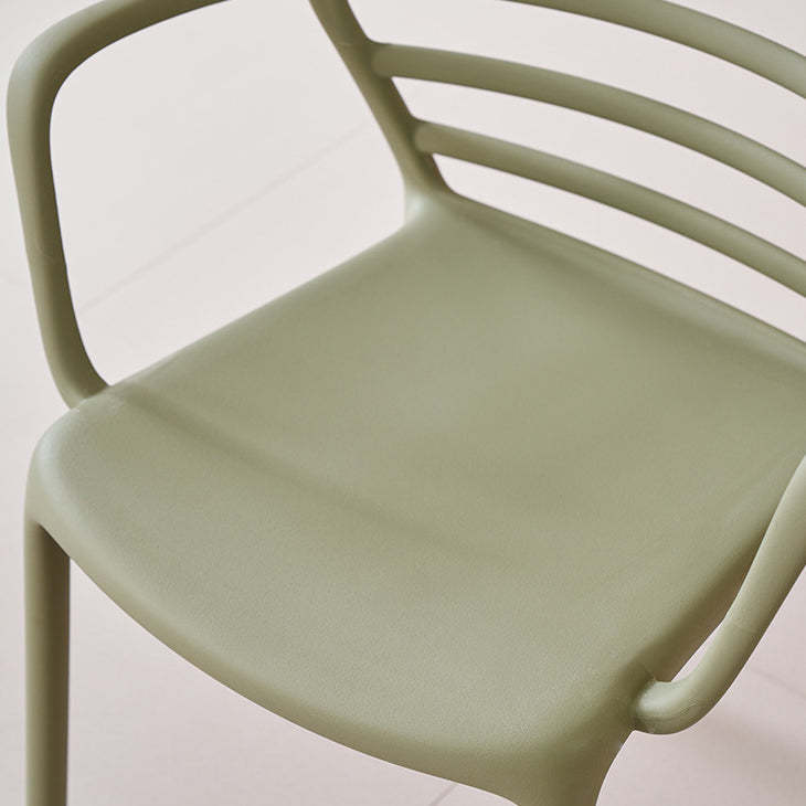 Nordic Curved Geometric Dining Chair