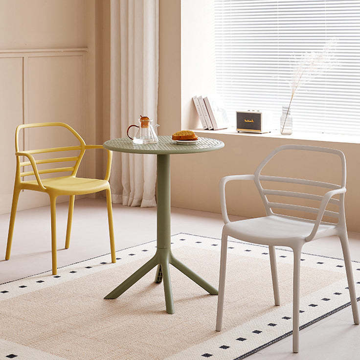 Nordic Curved Geometric Dining Chair