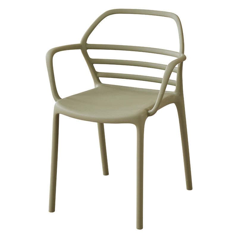 Nordic Curved Geometric Dining Chair