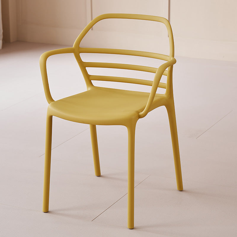 Nordic Curved Geometric Dining Chair