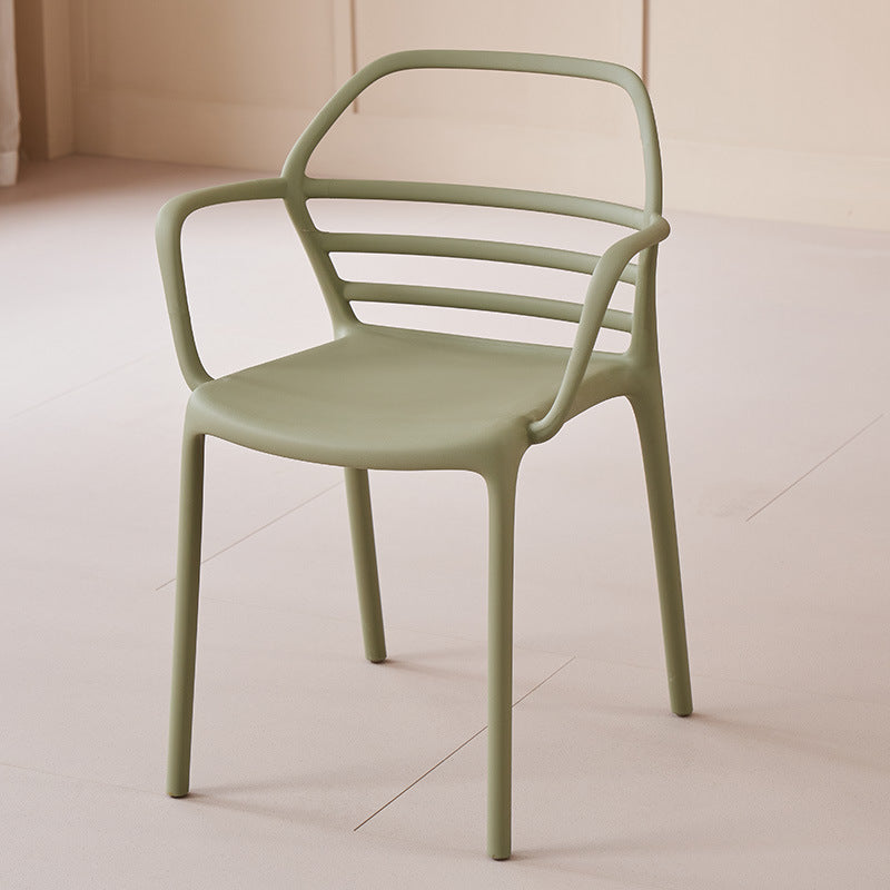 Nordic Curved Geometric Dining Chair