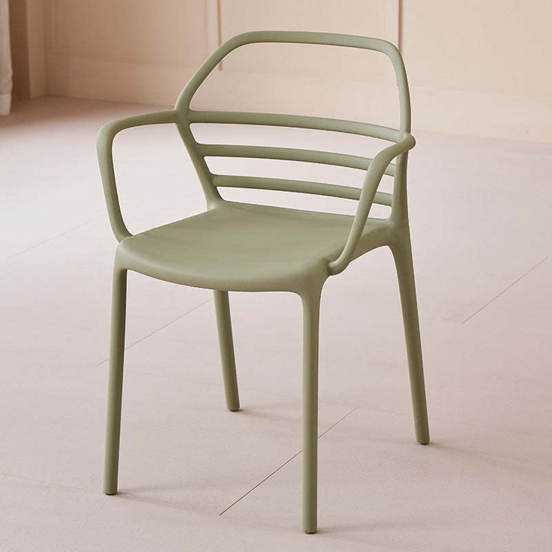 Nordic Curved Geometric Dining Chair