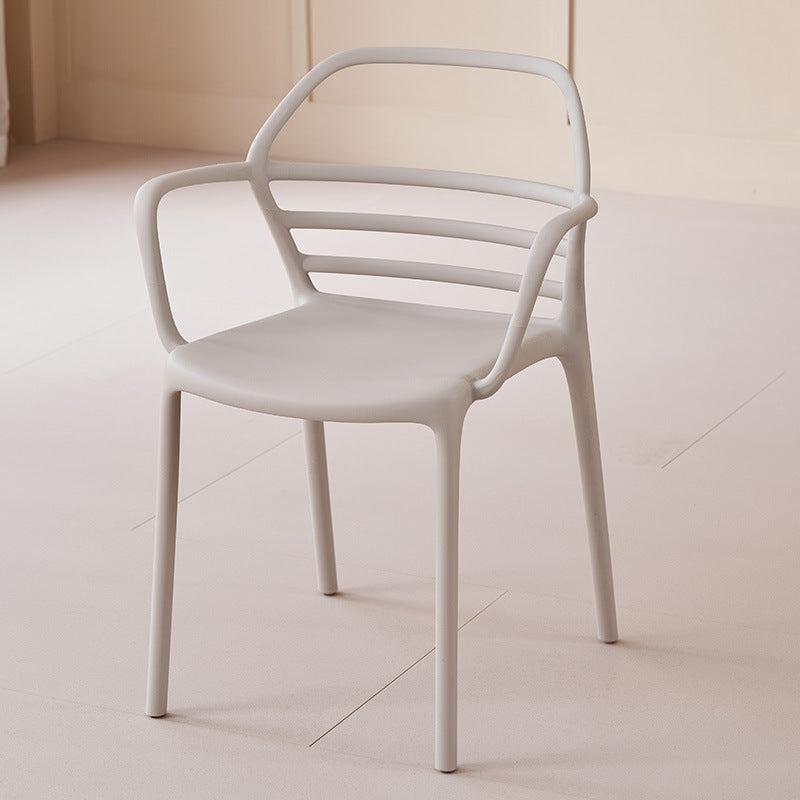 Nordic Curved Geometric Dining Chair