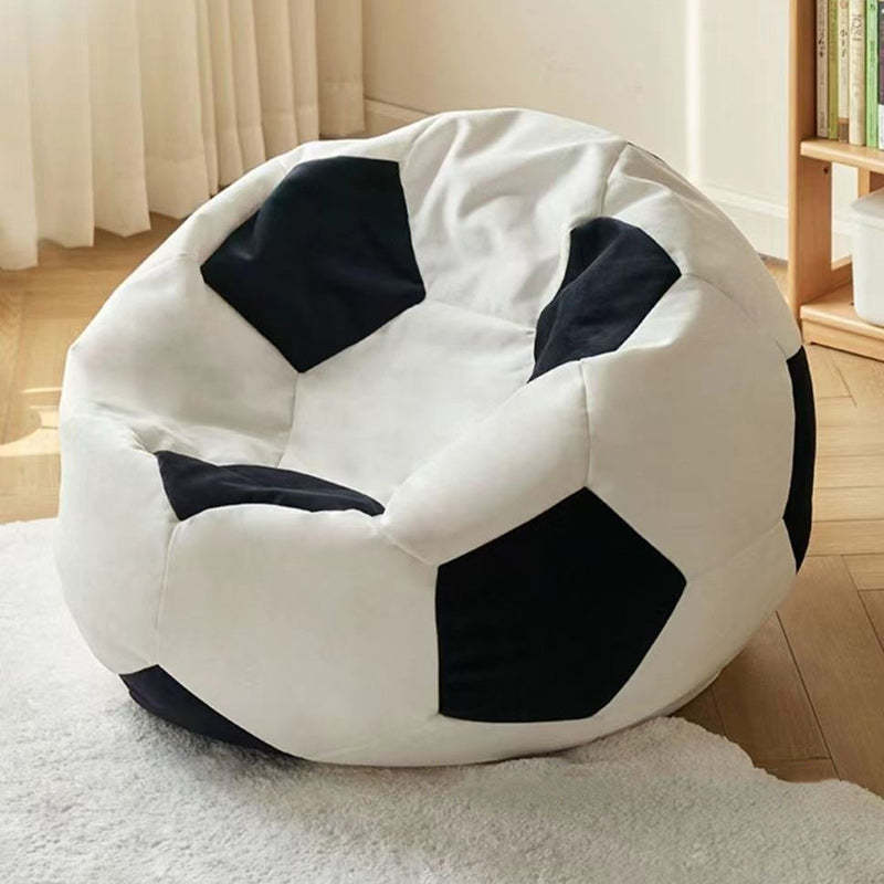 Contemporary Leather Football Bean Bag Lazy Sofa — EPS