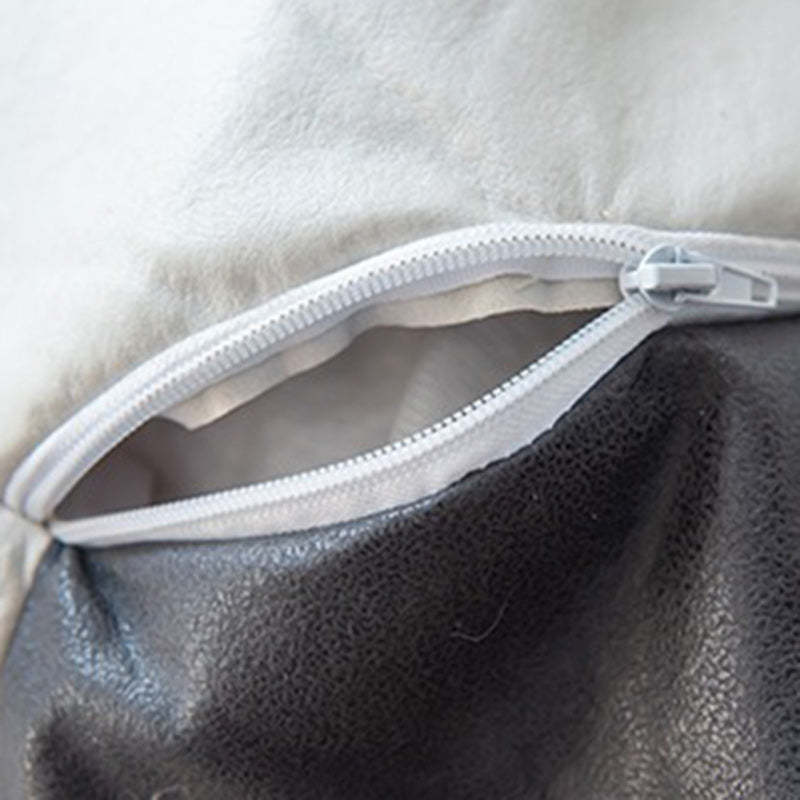 Contemporary Leather Football Bean Bag Lazy Sofa