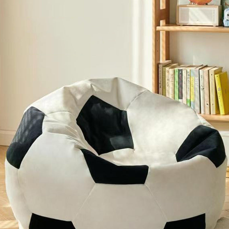 Contemporary Leather Football Bean Bag Lazy Sofa